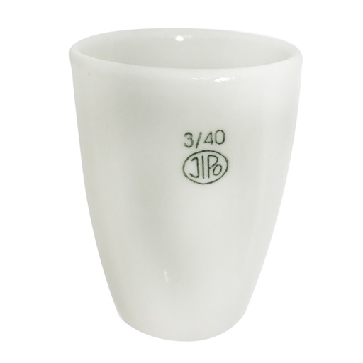 Crisol de porcelana forma alta